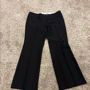 Ann Taylor Classic Black Straight Leg Trousers